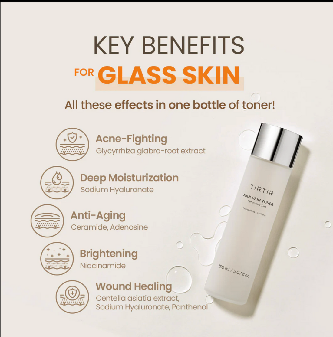 SOLD OUT almost everywhere- TIRTIR milky Toner.