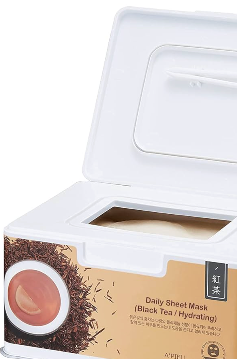 A'pieu Daily Sheet Mask 350ml/30ea #Black Tea - LUUELA