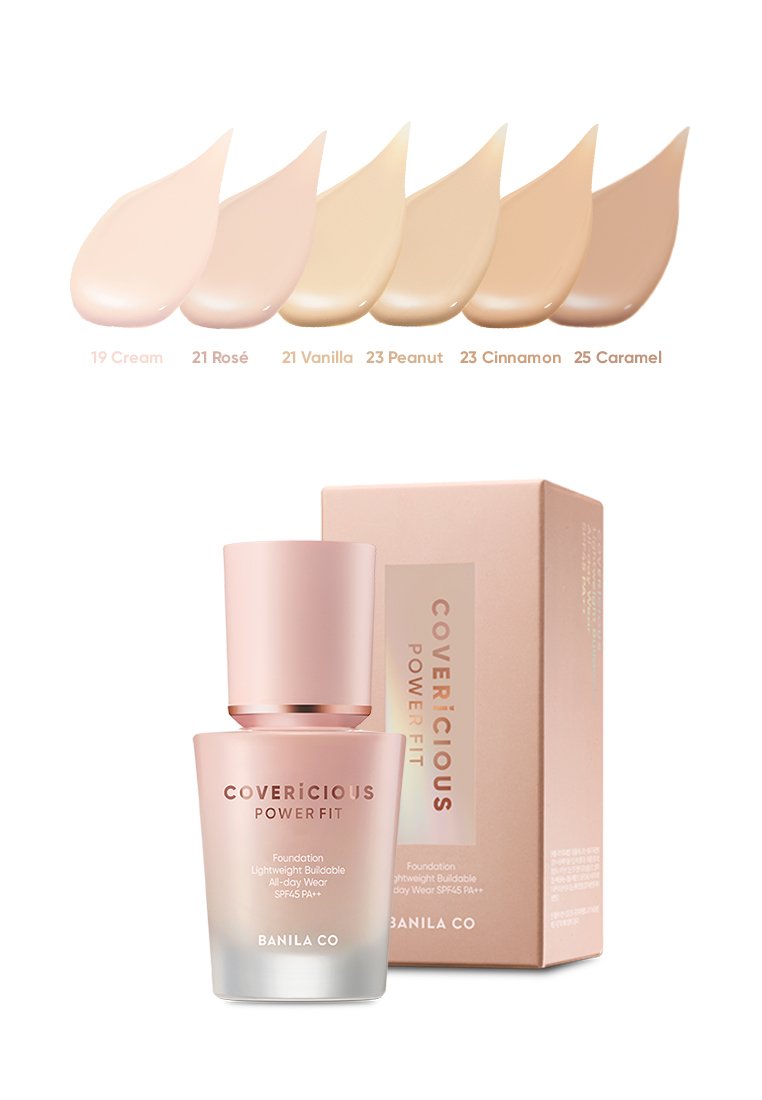 BANILA CO COVERICIOUS POWER FIT FOUNDATION 30ml - LUUELA