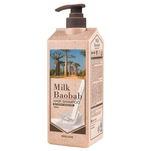 BIOKLASSE MILK BAOBAB HAIR SHAMPOO White Musk 1000ml - LUUELA