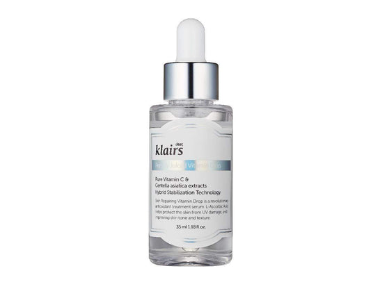 KLAIRS Freshly Juiced Vitamin Drop, 5% Hypoallergenic pure vitamin C serum, 35ml, 1.18oz | a potent skin rejuvenator - LUUELA