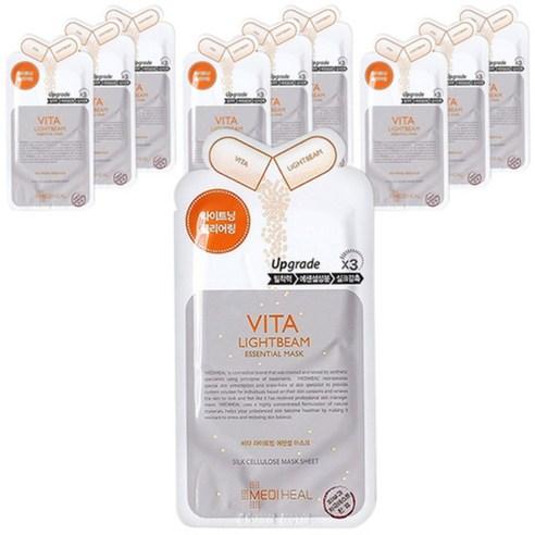 MEDIHEAL Vita Lightbeam Essential Mask EX 24ml x 10ea - LUUELA
