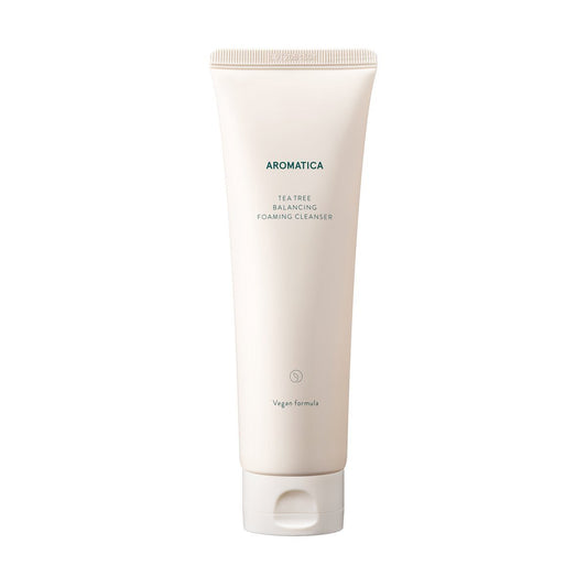 AROMATICA Tea Tree Balancing Foaming Cleanser 180g - LUUELA