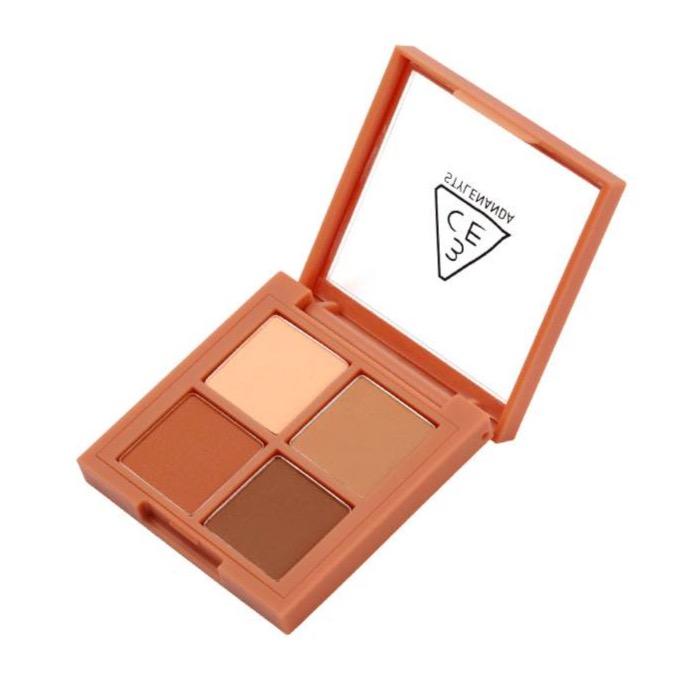 3CE MINI MULTI EYE COLOR PALETTE 3.5g #BROWN RUM - LUUELA