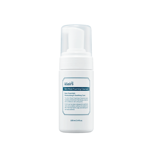 KLAIRS Rich Moist Foaming Cleanser 100ml - LUUELA