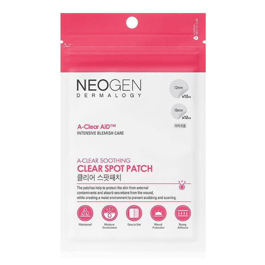 NEOGEN A-Clear AID Soothing Spot Patch, 24 COUNT (1 PACK) - LUUELA