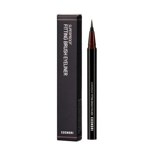 COSNORI Super Proof Fitting Brush Eyeliner 0.6g (3 Colors) - LUUELA