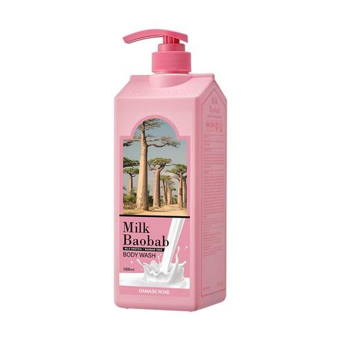 BIOKLASSE MILK BAOBAB Body Wash 1000ml #Damask Rose - LUUELA