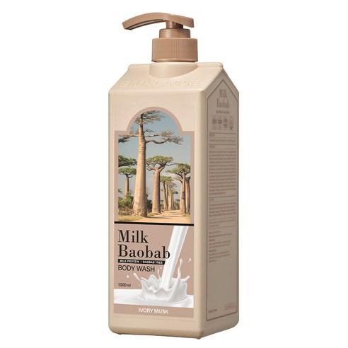 BIOKLASSE MILK BAOBAB Body Wash 1000ml #Ivory Musk - LUUELA