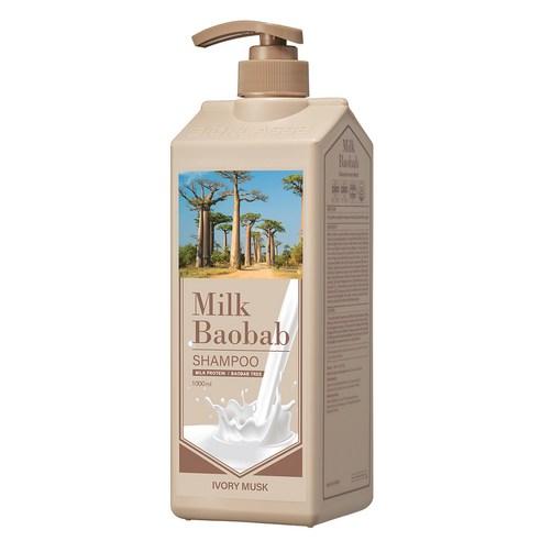 BIOKLASSE MILK BAOBAB HAIR Shampoo 1000ml #Ivory Musk - LUUELA