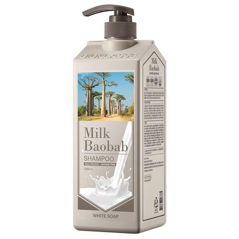 BIOKLASSE MILK BAOBAB HAIR Shampoo 1000ml #White Soap - LUUELA