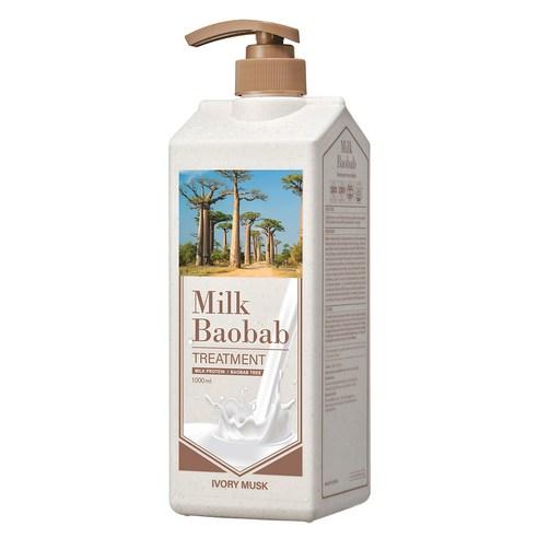 BIOKLASSE MILK BAOBAB Hair Treatment 1000ml #Ivory Musk - LUUELA