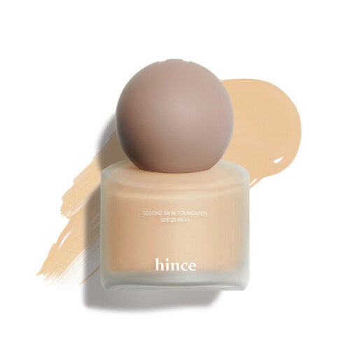 hince Second Skin Foundation 40ml (5 colors) - LUUELA