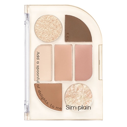 peripera Simplain Eye Palette 1.5gx1.17gx2.18g x 4 (2 Colors) - LUUELA