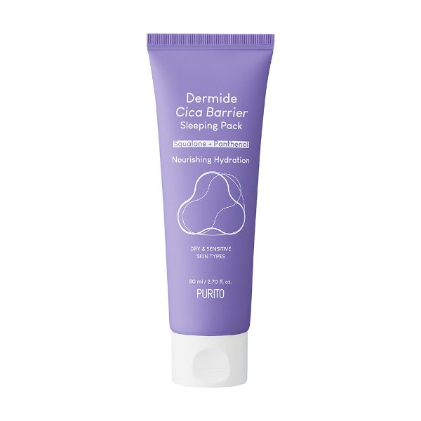 PURITO Dermide Cica Barrier Sleeping Pack 80ml - LUUELA