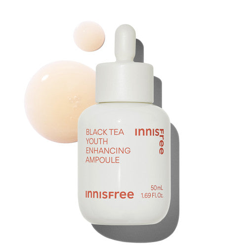innisfree Black Tea Youth Enhancing Ampoule 50ml (Black Tea + Adenosine) - LUUELA