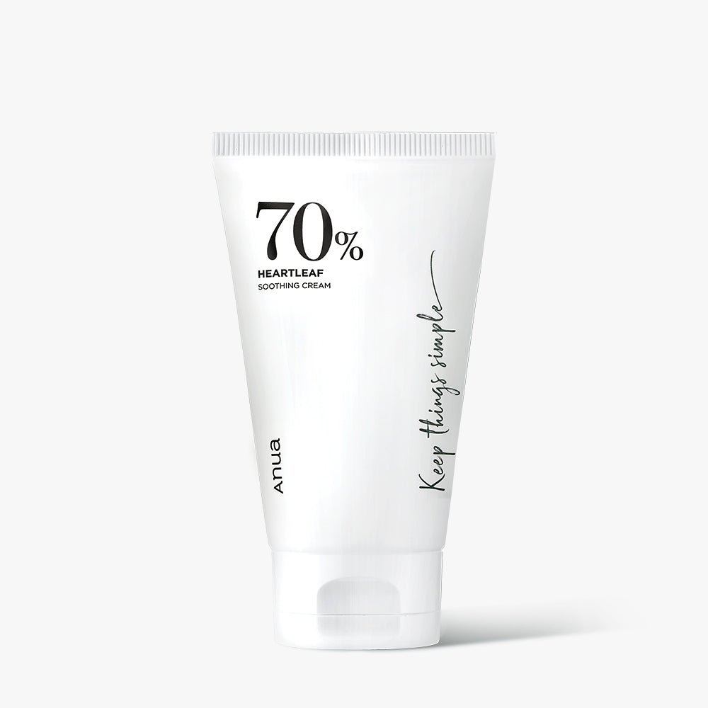Anua HEARTLEAF 70% SOOTHING CREAM 100ml - LUUELA