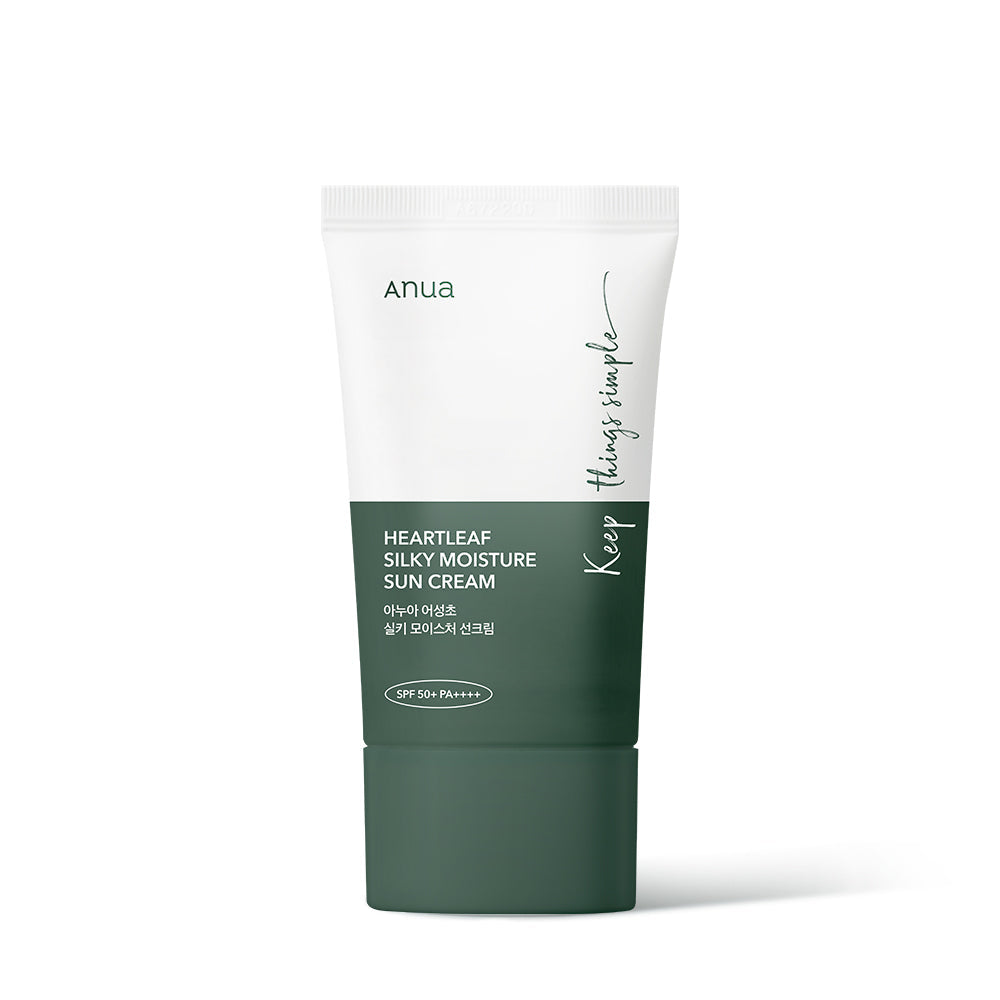 Anua HEARTLEAF SILKY MOISTURE SUNSCREEN 50ml - LUUELA