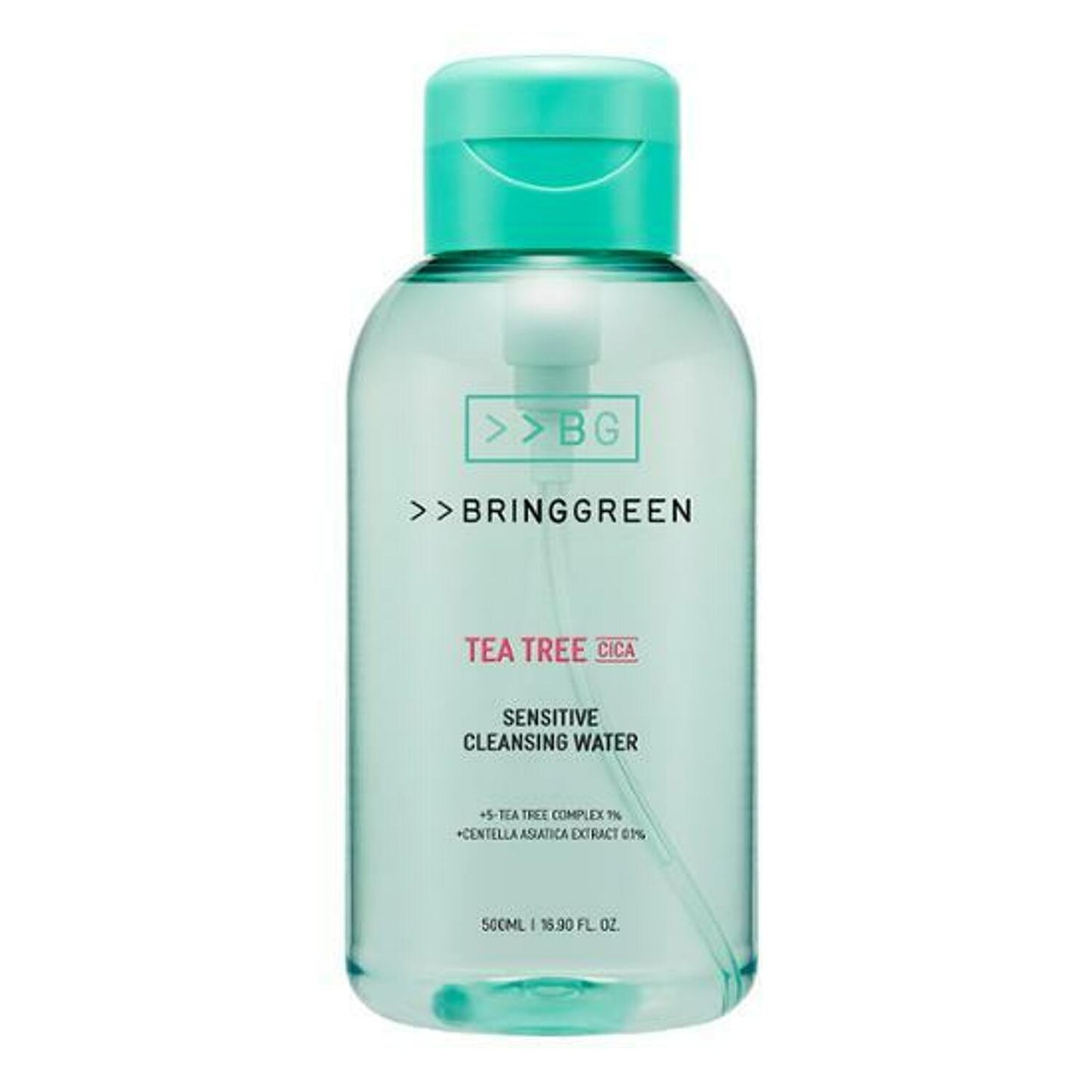 BRINGGREEN Tea Tree Cica Sensitive Cleansing Water 500ml - LUUELA