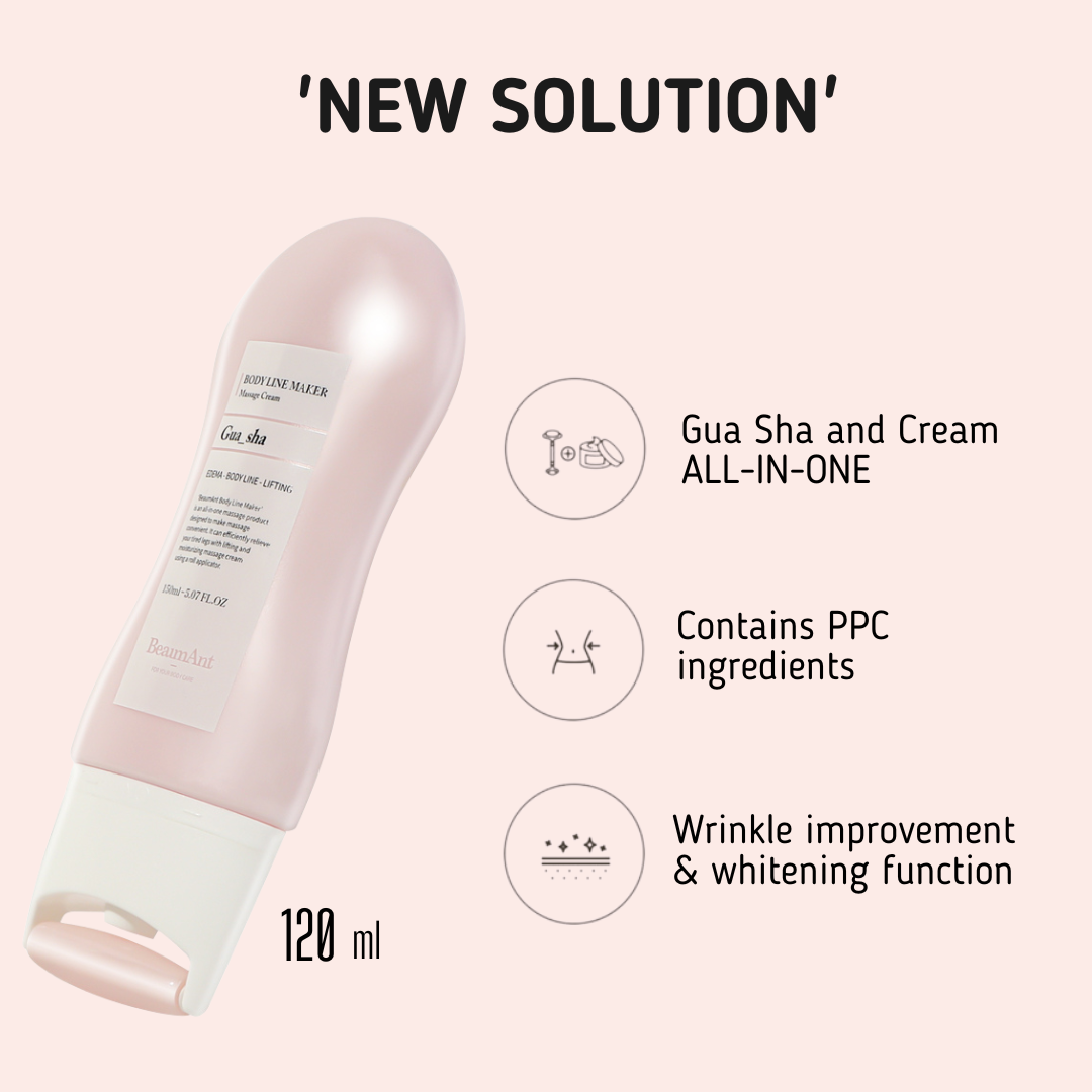 BeaumAnt Body Line Gua Sha Maker 150ml - LUUELA