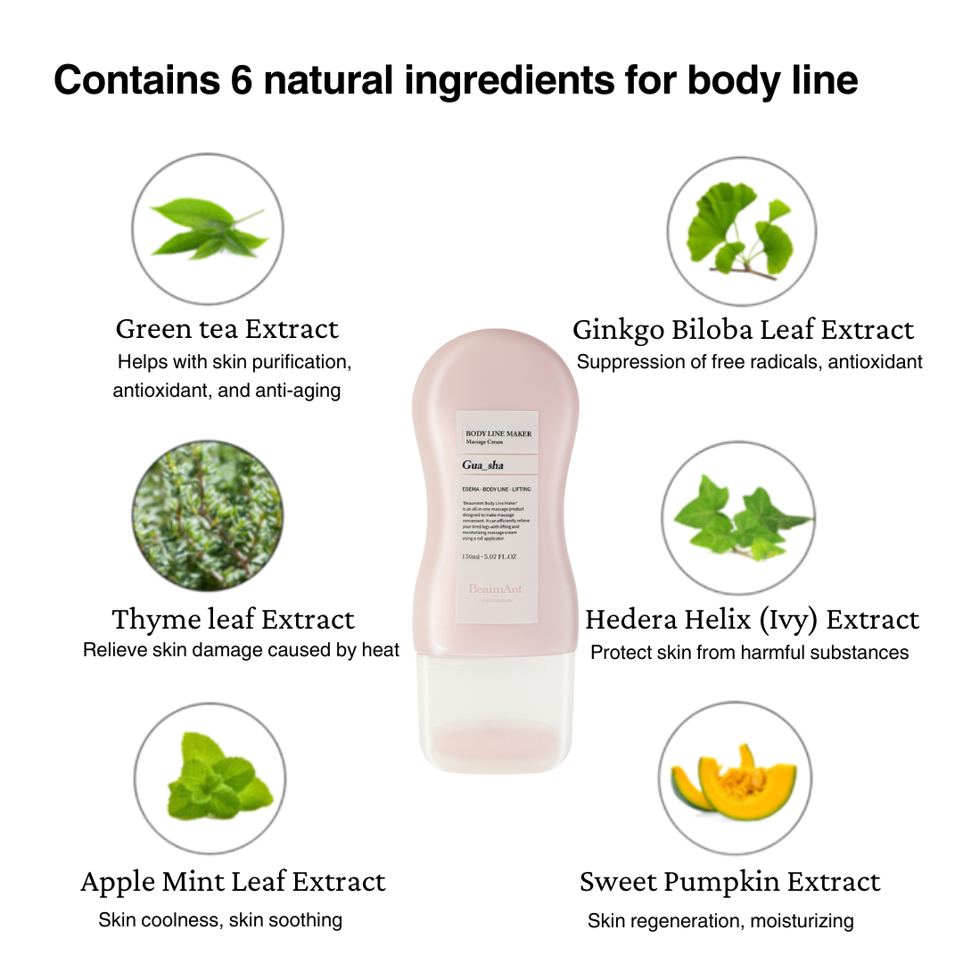 BeaumAnt Body Line Gua Sha Maker 150ml - LUUELA