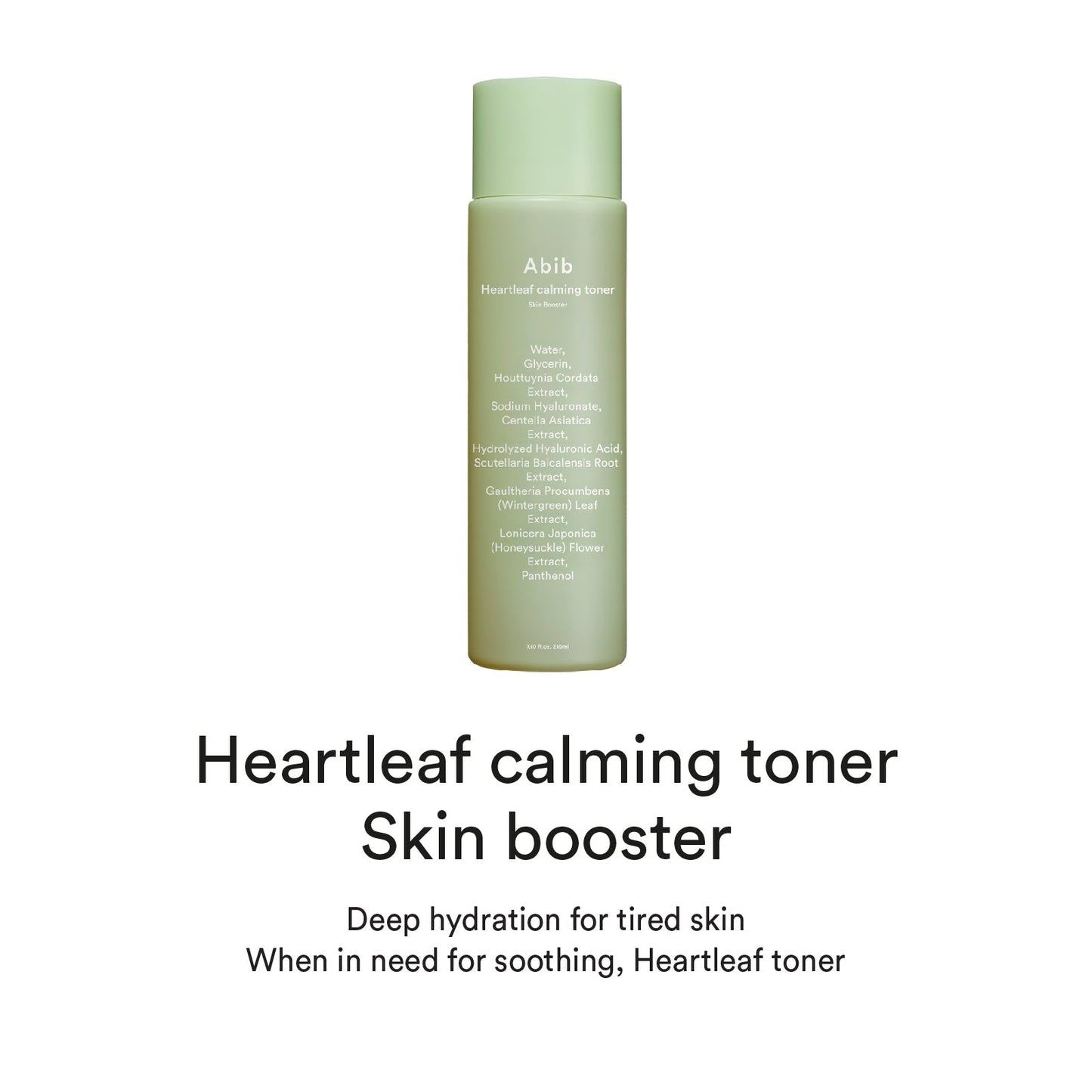 Abib Heartleaf calming toner Skin booster 200ml - LUUELA