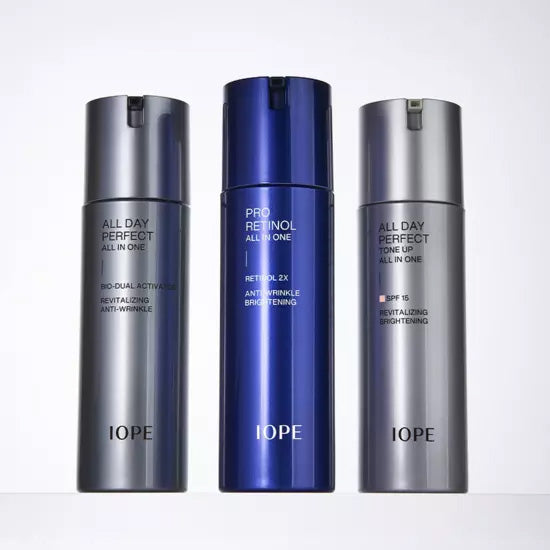 IOPE Men Pro Retinol All In One 120ml+Cleansing Foam - LUUELA