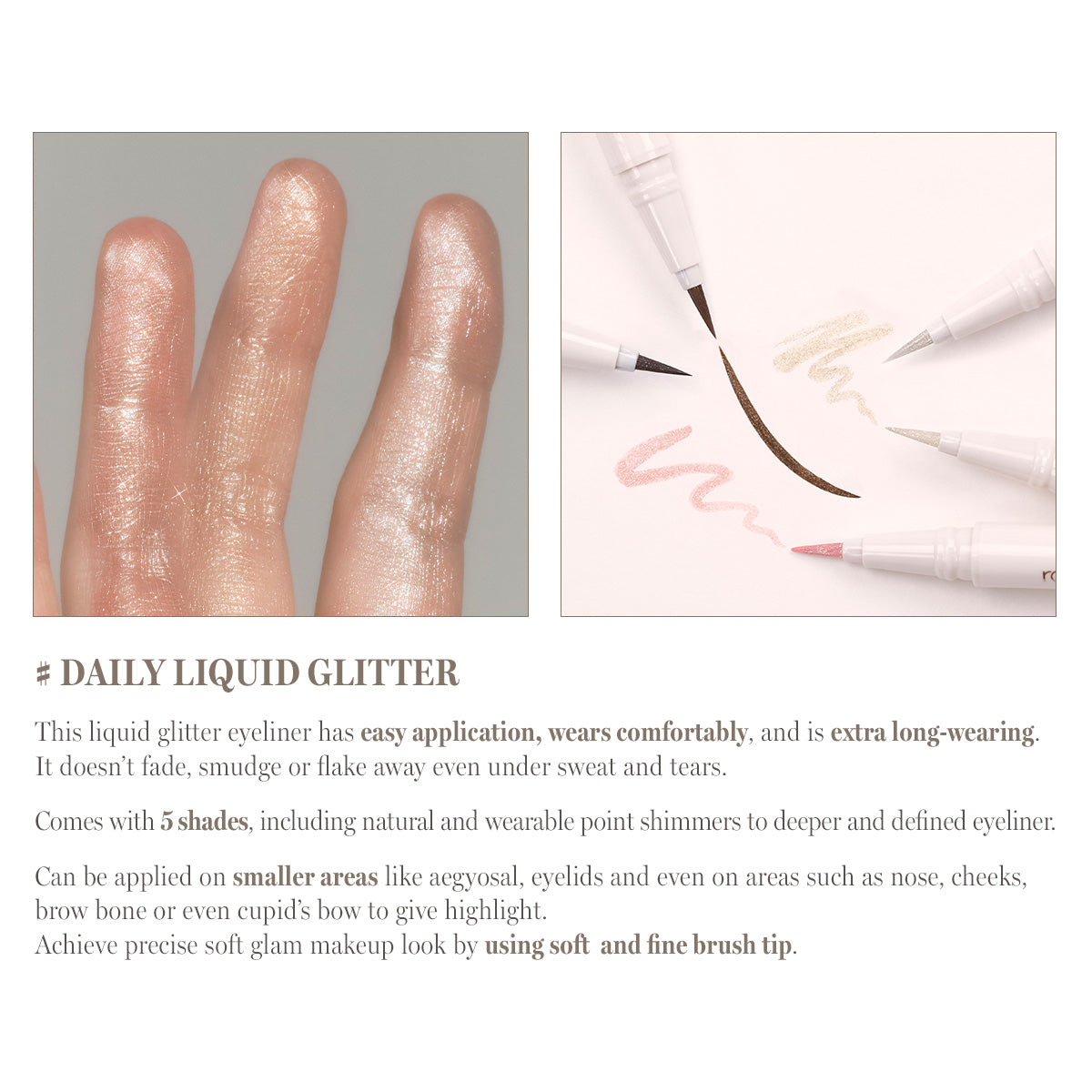 rom&nd Twinkle Pen Liner 0.5g - LUUELA