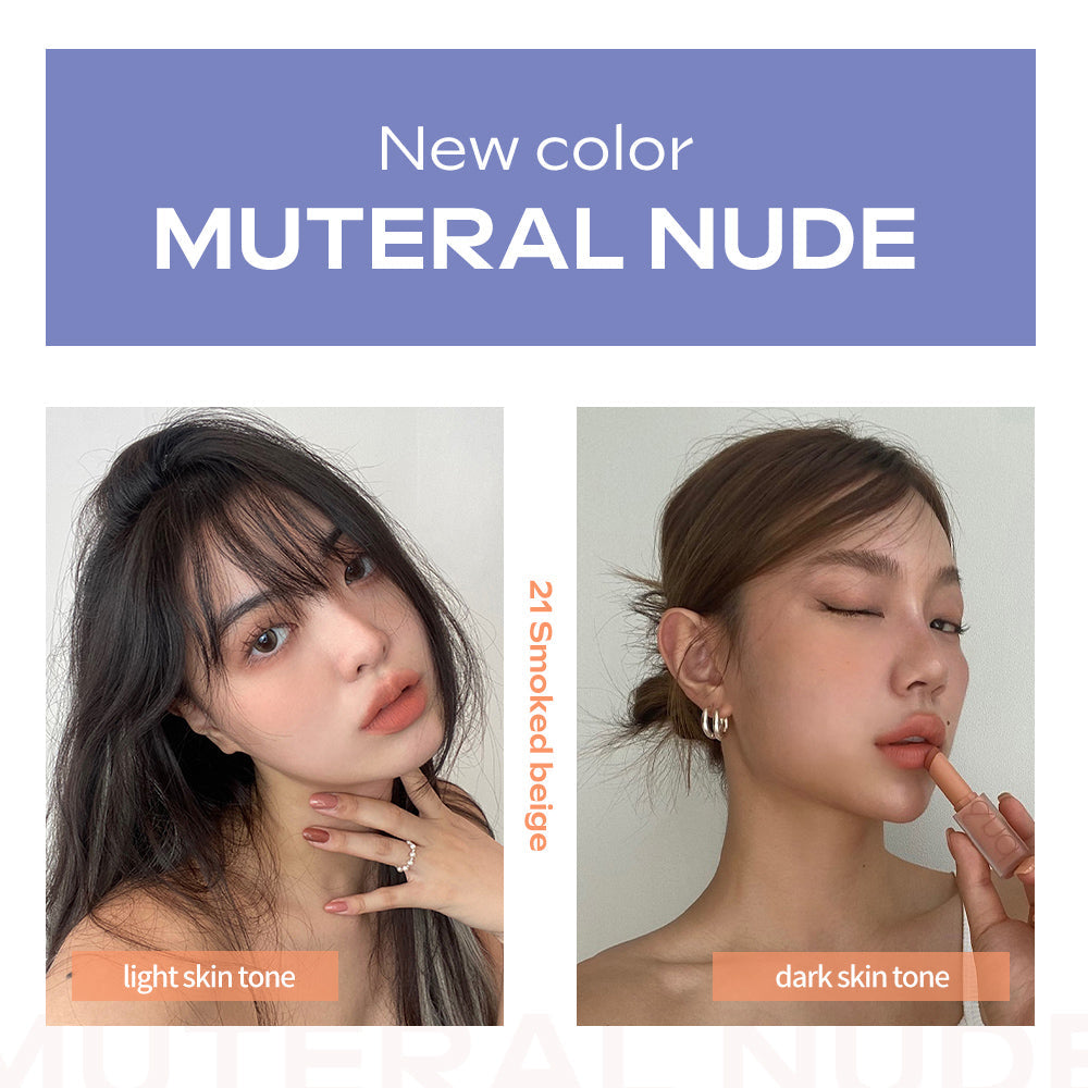 rom&nd ZERO MATTE LIPSTICK New Muteral Nude - LUUELA