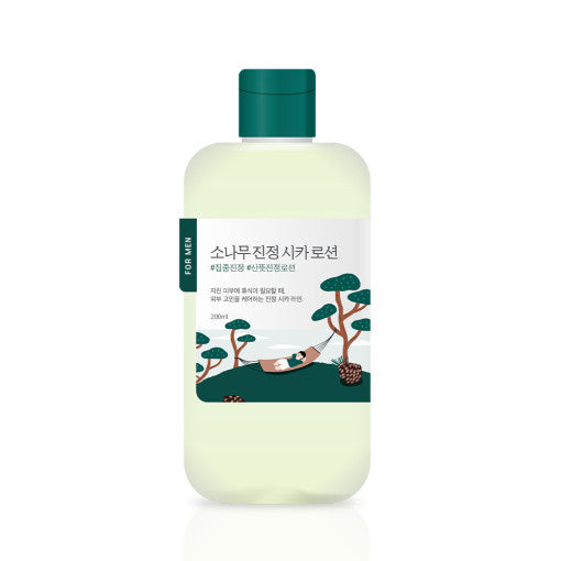 Round Lab For Men Pine Calming Cica Lotion 200ml - LUUELA