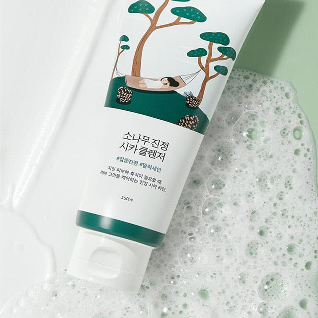 Round Lab Pine Calming Cica Cleanser 150ml - LUUELA