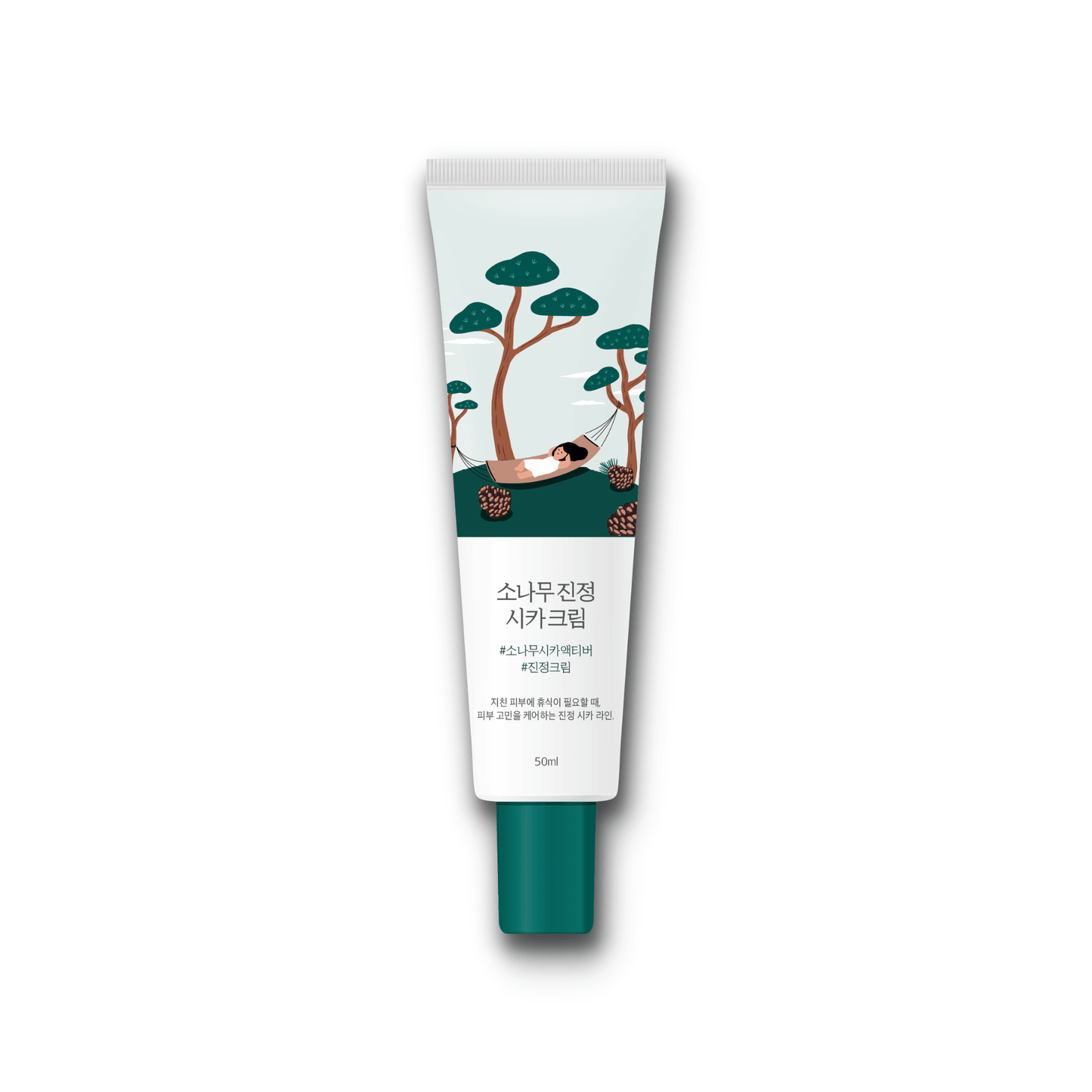 Round Lab Pine Calming Cica Cream 50ml - LUUELA