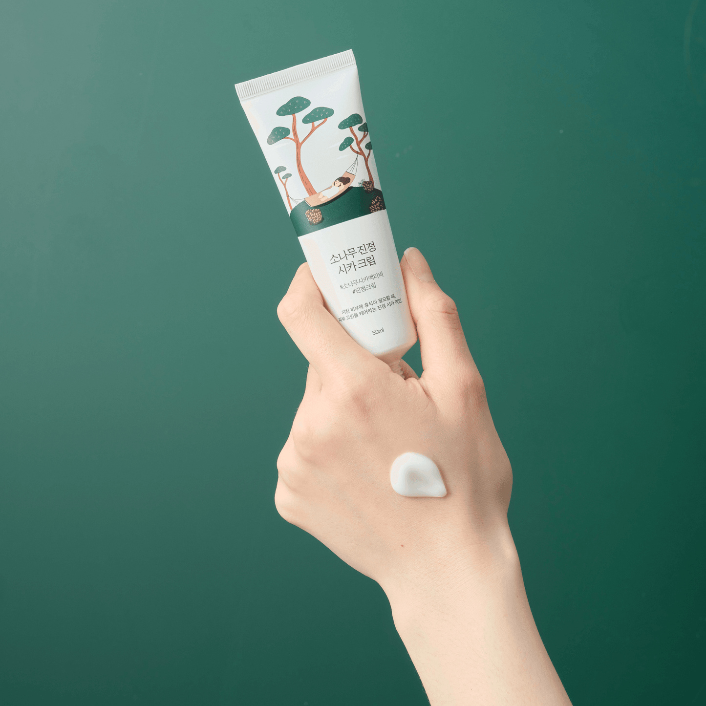 Round Lab Pine Calming Cica Cream 50ml - LUUELA