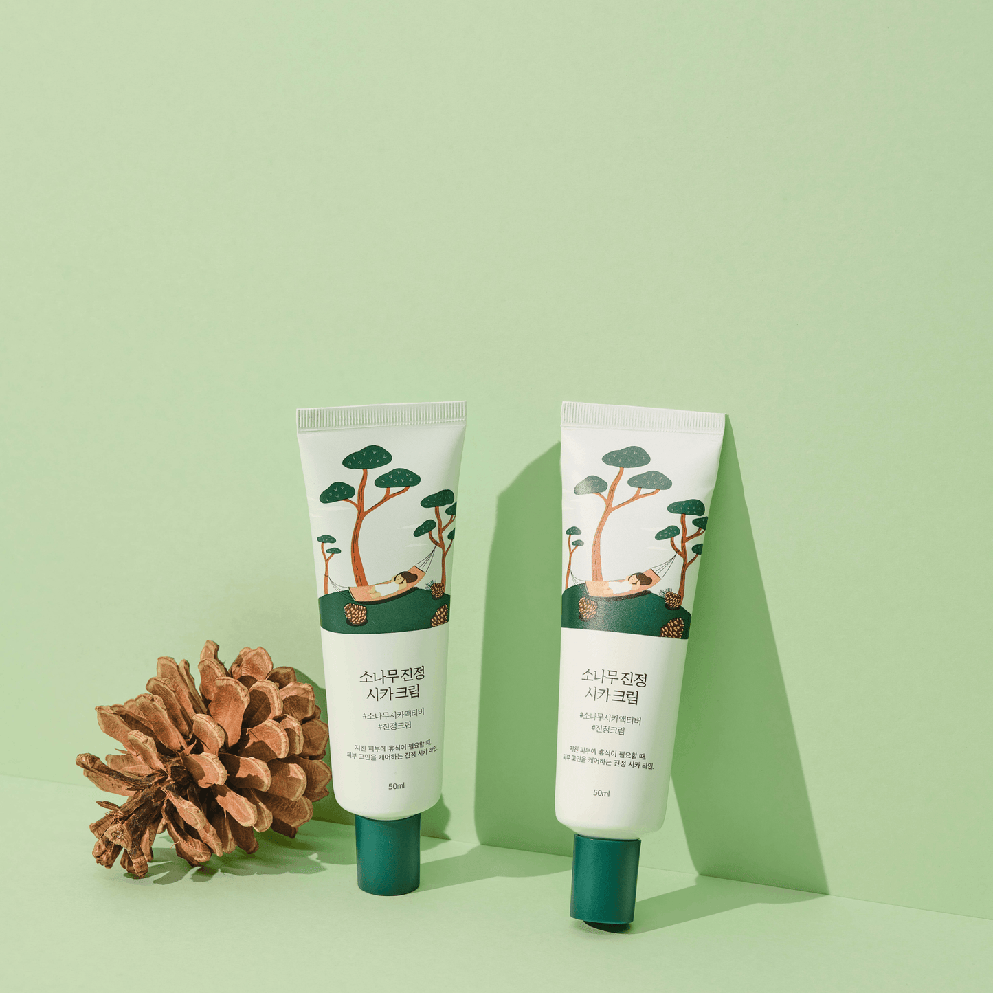 Round Lab Pine Calming Cica Cream 50ml - LUUELA