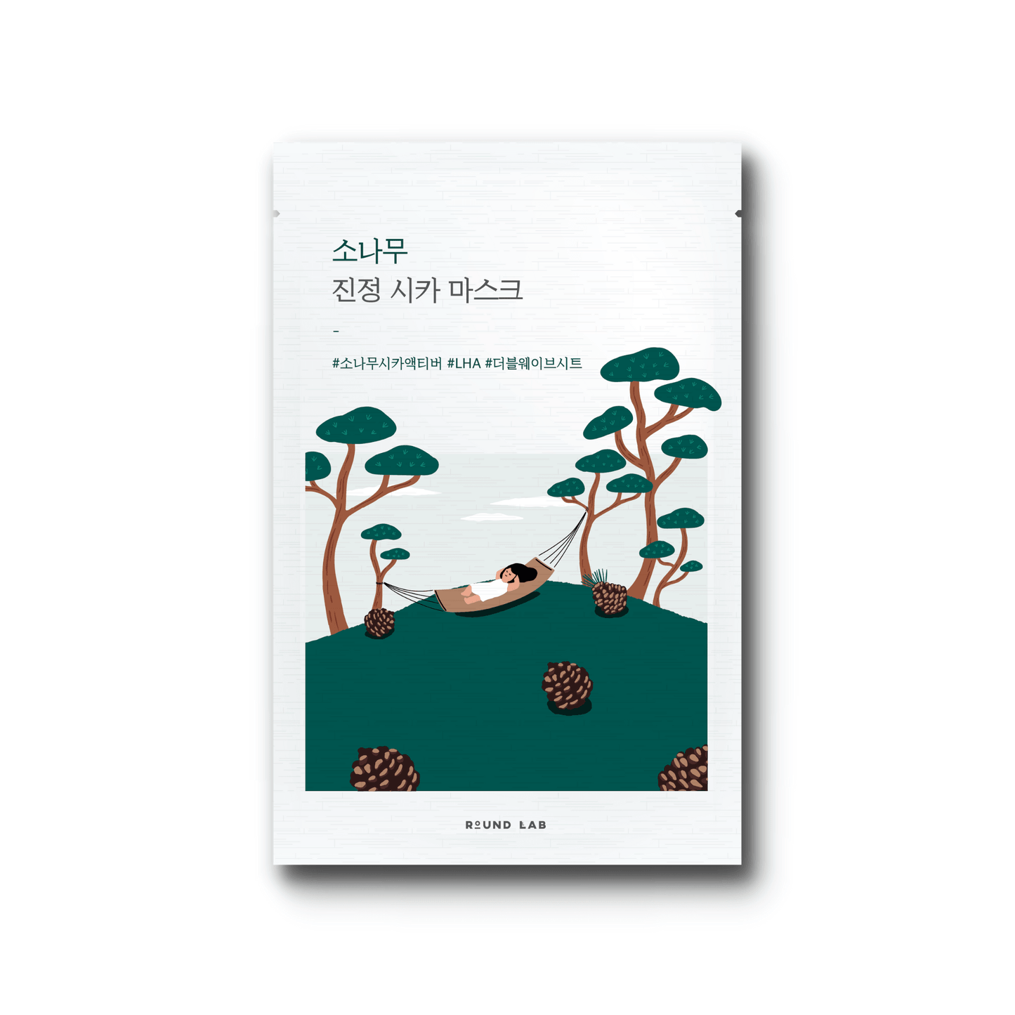 Round Lab Pine Calming Cica Sheet Mask 10pcs - LUUELA
