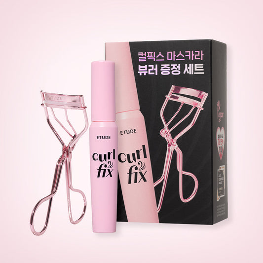 ETUDE Curl Fix Mascara & Eyelash Curler SET - LUUELA