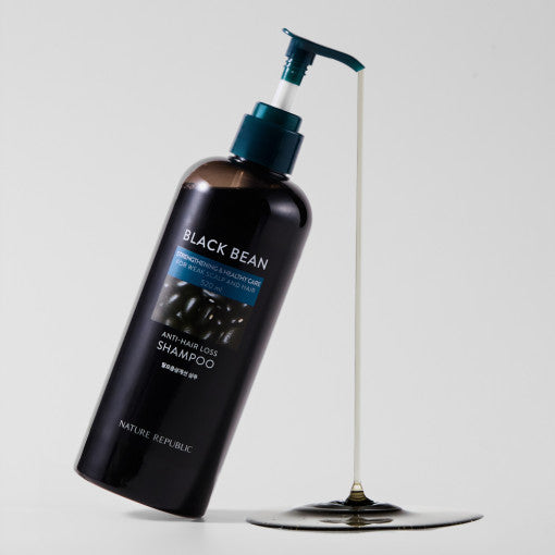 NATURE REPUBLIC Black Bean Anti Hair Loss Root Shampoo 520ml - LUUELA