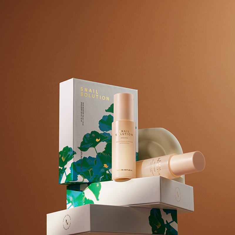 NATURE REPUBLIC Snail Solution Skin Care Set - LUUELA
