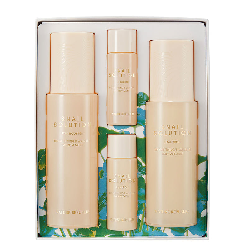 NATURE REPUBLIC Snail Solution Skin Care Set - LUUELA