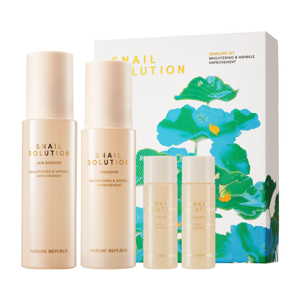 NATURE REPUBLIC Snail Solution Skin Care Set - LUUELA