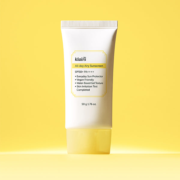 KLAIRS All-day Airy Sunscreen SPF50+ PA++++ 50g - LUUELA