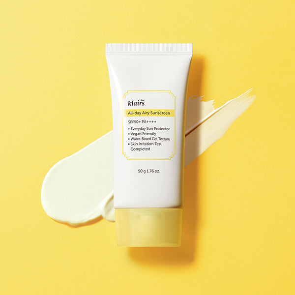 KLAIRS All-day Airy Sunscreen SPF50+ PA++++ 50g - LUUELA