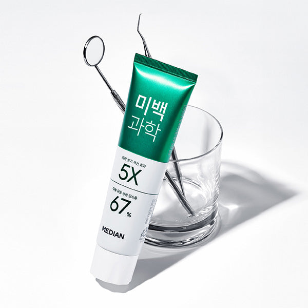 MEDIAN Whitening Science Toothpaste Plum Mint 100g*2 - LUUELA