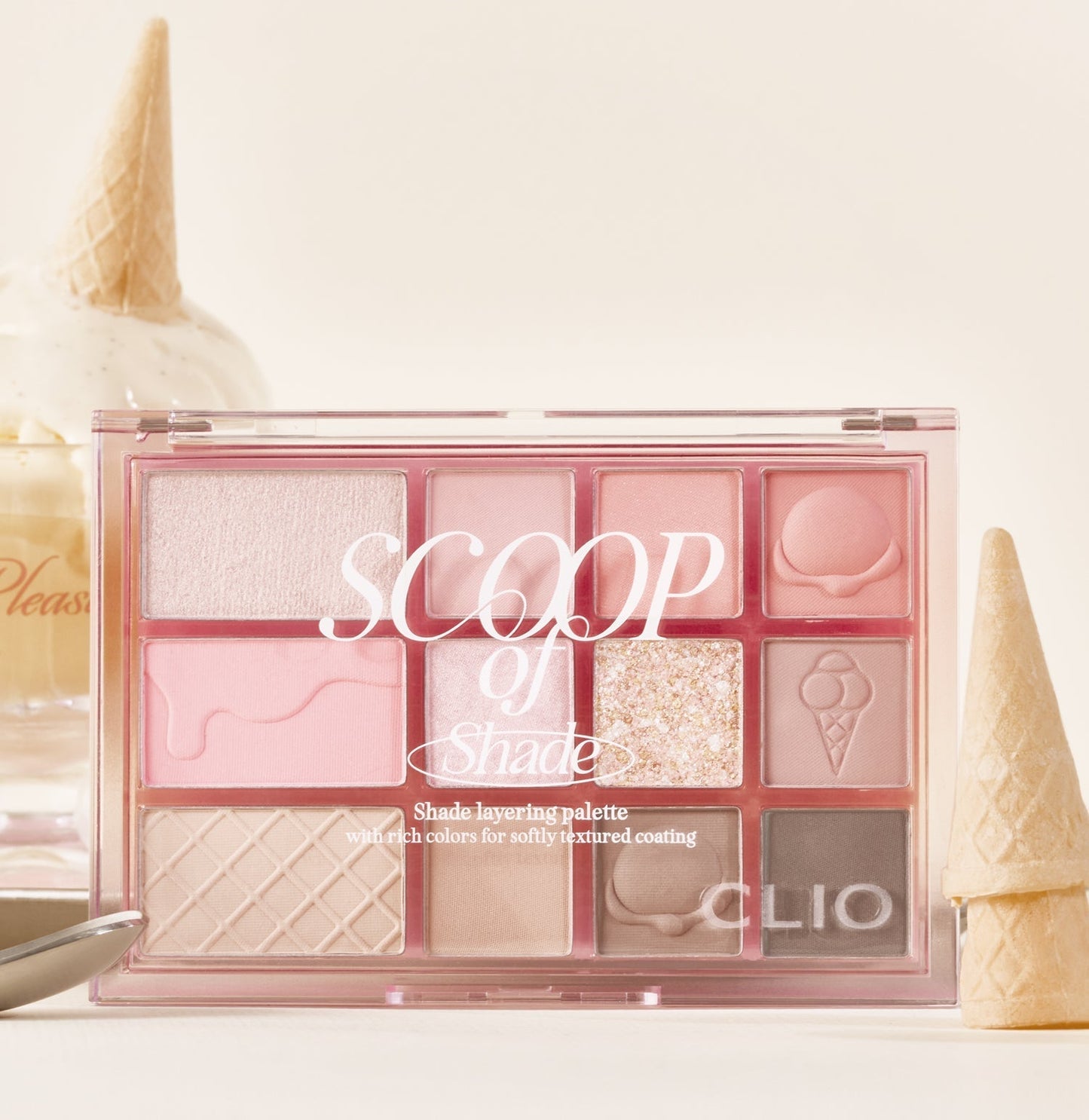 CLIO SHADE & SHADOW PALETTE 03 SCOOP OF SHADE - LUUELA