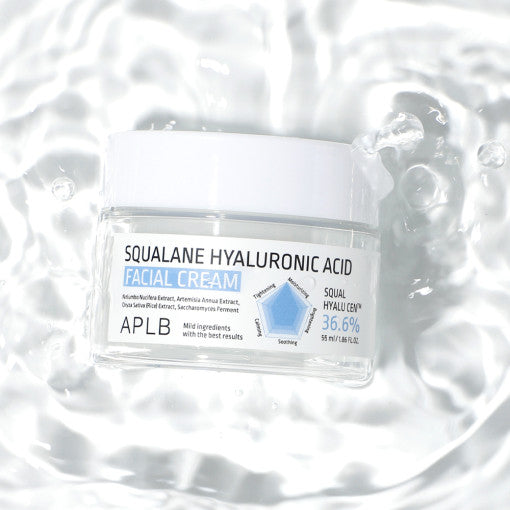 APLB Squalane Hyaluronic Acid Facial Cream 55ml - LUUELA