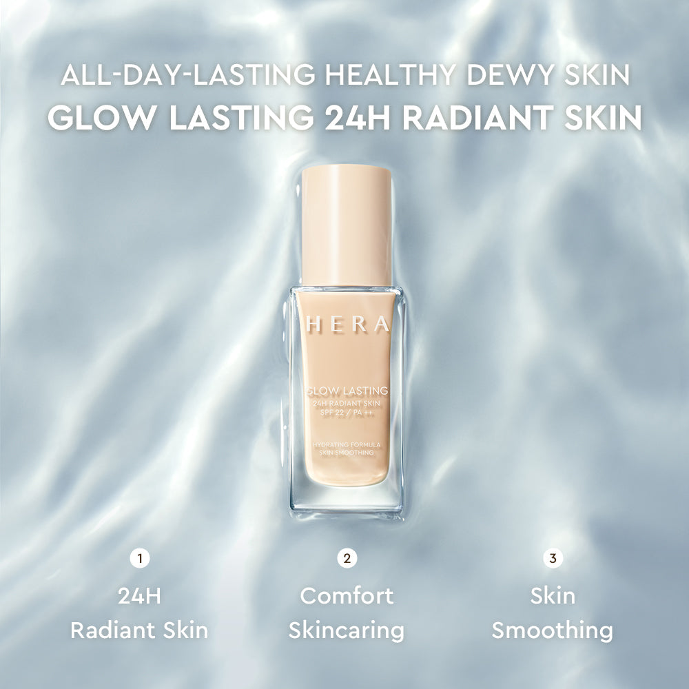 HERA Glow Lasting 24H Radiant Skin Foundation SPF22/PA++ 30g - LUUELA