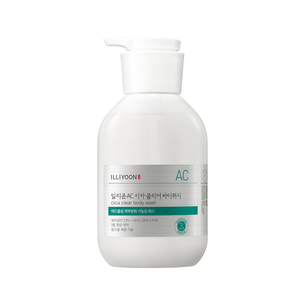 ILLIYOON - Cica Acne Clear Body Wash - 400ml - LUUELA