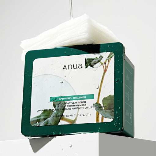 Anua Heartleaf Toner Double Soothing Mask 30 Sheets(330ml) - LUUELA