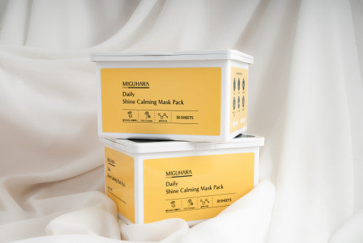 MIGUHARA Daily Shine Calming Mask Pack 30 sheets 350g - LUUELA