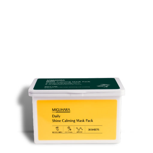 MIGUHARA Daily Shine Calming Mask Pack 30 sheets 350g - LUUELA